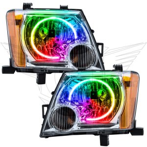 Nissan Xterra Headlight Halo Kit - ORACLE Lighting - ColorSHIFT - Simple Controller - `05-`14